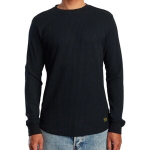 NWT RVCA MENS DAY SHIFT LONG SLEEVE THERMAL SHIRT